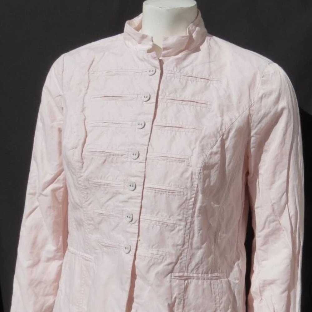 Women's Pink Button-Up Jacket